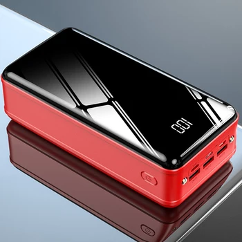 50000mAh Power Bank PD 18W Kiire Laadimine iPad iPhone Samsung Xiaomi Powerbank Mobiil Kaasaskantav Laadija 3. USB Type C Poverbank
