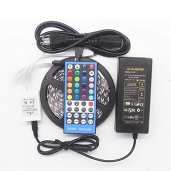 5050 RGB Valge+ RGB Soe LED Riba 5M 300 Led SMD 40 Võtmed IR Remote Controller 12V 5A toiteplokk Paindlik Valgus siseruumides kerge