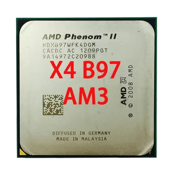 AMD Nähtus II X4 B97 3,2 GHz Quad-Core CPU Protsessori HDXB97WFK4DGM Socket AM3,Summa 955