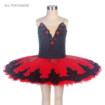 B22008 Must&Punane Professionaalne Pannkook Tutu Tüdruk Ja Naiste Ballett Tantsu Kostüüm Tutu Jaoks Ballett Konkurentsi Või Etendus