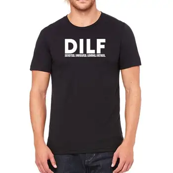DILF Meeste T-särk Classic T-Särk Classic Alternatiivsete Kõrge Kvaliteedi Tshirt Suur Suurus O-Kaeluse Meeste Riided