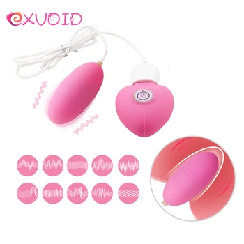 EXVOID USB-Laadimine Veekindel Sugu Mänguasjad, Naiste G-Spot Massager 20 Kiiruse Vibraatorid Naine Kliitori Stimulaator Muna Vibraator