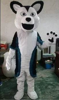 Halloween Koer Maskott Kostüüm Sobib Cosplay Pool Mängu Kleit Rõivad Koomiksitegelast Sünnipäeva Riided Karneval Halloween Täiskasvanutele