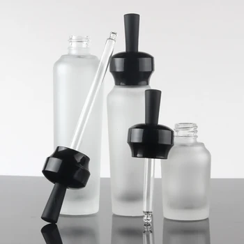 Hot Müüa kosmeetika eeterlik õli klaasist pudel koos tilguti 30ml, kirka korduvtäidetavaid reisi lõhnaõli aroomi klaas mahuti