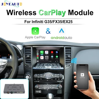 JoyeAuto Traadita Apple CarPlay Android Auto Infiniti FX35 EX35 G35 EX25 FX50 QX70 Q70 Madal Auto Mängida Liides Peegeldamine Box