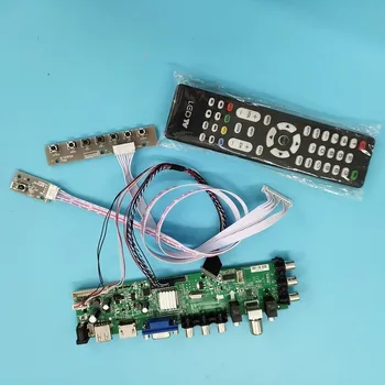 Komplekt LP156WH3-TLT1/LP156WH3-TLS3 Signaali kontroller juhatuse WLED TV LVDS USB-AV 1366X768 LED VGA HDMI digitaalne DVB-T remote 40pin