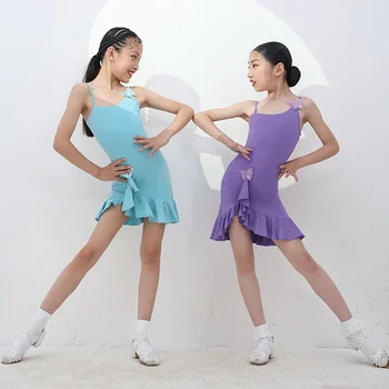 Ladina Tantsu Kleit Tüdrukud Etapp Kostüüm Tava Kanda Salsa Kleidid Tango Dancewear Puuduta Tantsu Varustus Disainer JL3280