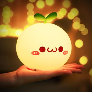 LED Cartoon Touch Sensor Öö Valguses Anime, Joonis USB-Pehme, Räni, 5V 1200 MAh 8 Tundi Töötavad Lapsed Kawaii Tuba Decor Nihgt Lamp