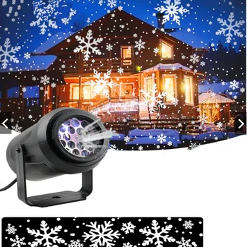 LED lavatuled Lumehelves Projektsioon Kerge Jõulud Laser Projektsioon atmosfääri puhkus pere poole spetsiaalne lamp Home Decor