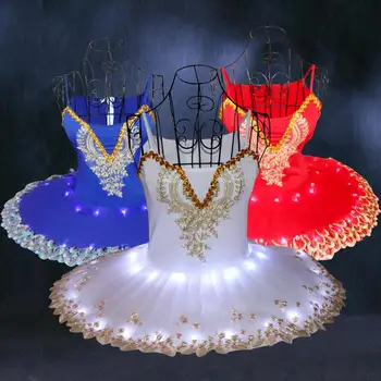 LED light Kleit led-kostüüm süttib LED ballett seelik pitsi sünnipäeva kingitus staadiumis täitmiseks LED-Tron Tants Kanda