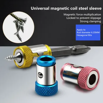 Magnetic drill bit holder sulamist magnet rõngas kruvikeeraja, natuke on kasutatud magnetic drill bit anti-korrosiooni tugev magnet