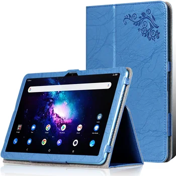 Mingfeng Jaoks Realme Pad 10.4 Android Realmepad Tablett CasePU Prindi PU Nahk Kokkuklapitavad Seista Käsi Omanik, Magnet Kate