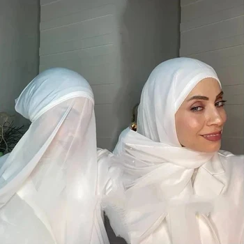 Moslemi Naiste Müts koos Sifonki Sall Peas, Sall Underscarf ühise Põllumajanduspoliitika Islam Sisemine Salli, Peapaela Venitada Hijab Kate Headwrap