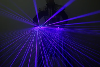Muusika Festival Helendav kindad DJ Sinine lilla laser kindad Laser Tantsu tuleviku tehnoloogia näita pool kinnas