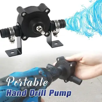 Portable Electric Drill Pump Diisel Õli, Vedeliku veepump Mini Omanik iseimev õhkjahutuse Pumbad Kodu Aias Õues