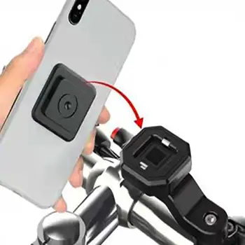 Quick-Lock Uninstall Mootorratta Bike Telefoni Omanik Seista Toetada Moto Jalgratta Lenkstangi Mount Bracket For iPhone Xiaomi