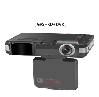 Radariavastaja Car DVR GPS Tracker 3 In 1 Dashcam videosalvesti Full HD 1080P vene Keele Auto Voolu Kiirus Radari Detektor