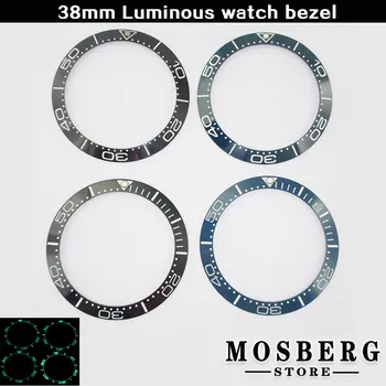Roheline Helendav Must Sinine Läbimõõt 38mm*30,6 mm Keraamilised Watch Bezel Ringi Kellad Tarvikud