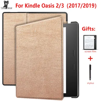 Smart Kindle Oasis 2 2017 Juhul PU Nahast Kate Auto Sleep/Wake jaoks 2019 Kindle Oasis 3 + ekraani Kaitsekile