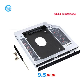 Sülearvuti Sata 3 SSD HHD kõvaketas Caddy Sahtel Bracket 9.5 mm ASUS K450J D451V A450J F450J R409