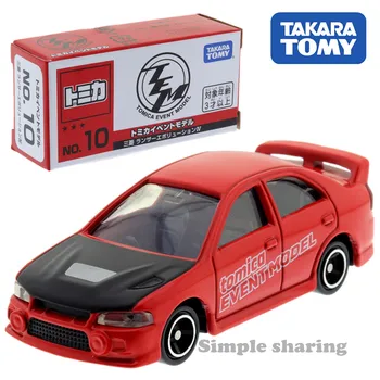 Takara Tomy Tomica Expo Piiratud Eriline Nr 10 Mitsubishi Lancer Evolution ⅳ Auto Lapsed Mänguasjad Mootorsõiduki Diecast Metal Model