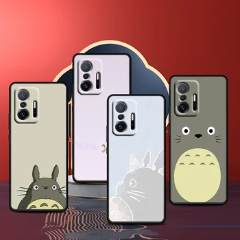 Tokyo Anime Totoro Armas Jaoks Xiaomi Mi 11T 11i 10T 10i 9T 8 A3 K30S K30T Pro Lite Ultra 5G Silikoon Musta Telefoni Juhul Katta