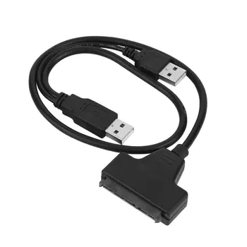 USB 2.0 Mees SATA 7+15P 22 Pin Kaabel Adapter For 2.5 TOLLINE SSD/Kõvaketta Transfer Rates kuni 480Mbps