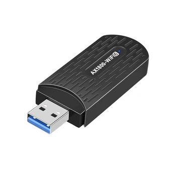 Wifi6 USB Wifi Adapter 1800Mbps Dual Band AX1800 2.4 G/5Ghz Võrgu Kaart Wifi Dongle USB3.0 PC Sülearvuti Windows